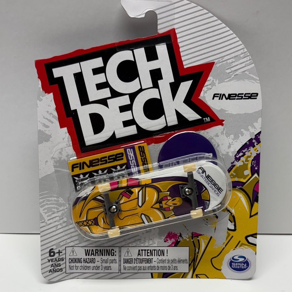 Tech Deck Finesse Skateboards Fingerboard Toy Series 13 Skater Rare